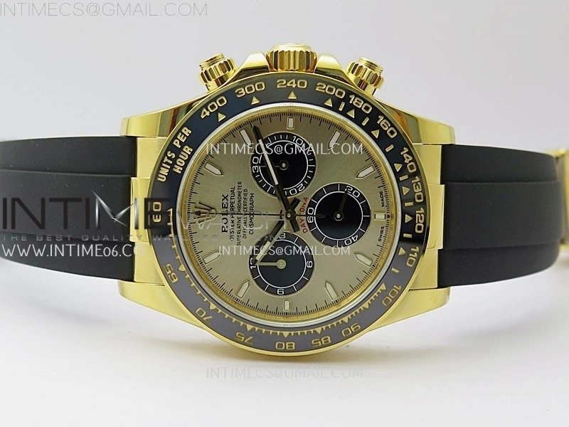 Daytona 126518 YG VSF 1:1 Best Edition YG Dial on Oysterflex Strap DD4131