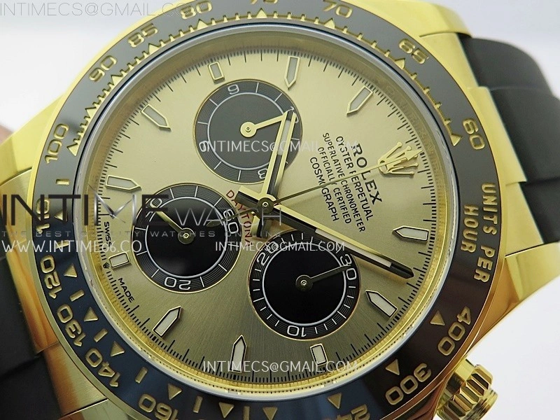 Daytona 126518 YG VSF 1:1 Best Edition YG Dial on Oysterflex Strap DD4131