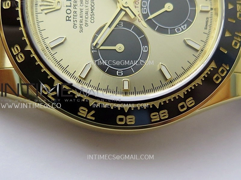 Daytona 126518 YG VSF 1:1 Best Edition YG Dial on Oysterflex Strap DD4131