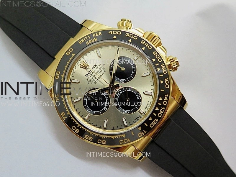 Daytona 126518 YG VSF 1:1 Best Edition YG Dial on Oysterflex Strap DD4131