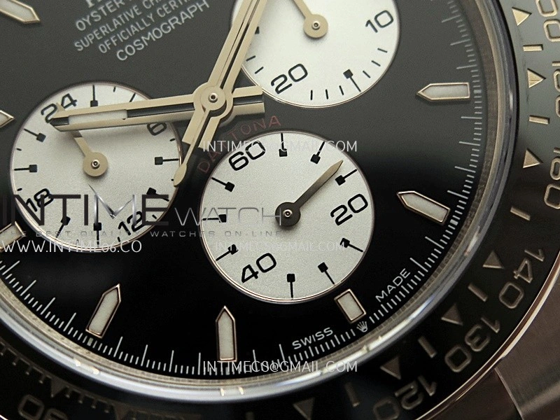 Daytona 126525 Le Mans Gain Weight QF 1:1 RG Black Dial On RG Bracelet SH4132