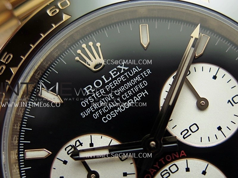 Daytona 126525 Le Mans Gain Weight QF 1:1 RG Black Dial On RG Bracelet SH4132