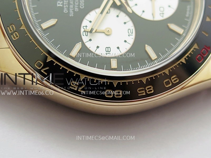 Daytona 126525 Le Mans Gain Weight QF 1:1 RG Black Dial On RG Bracelet SH4132