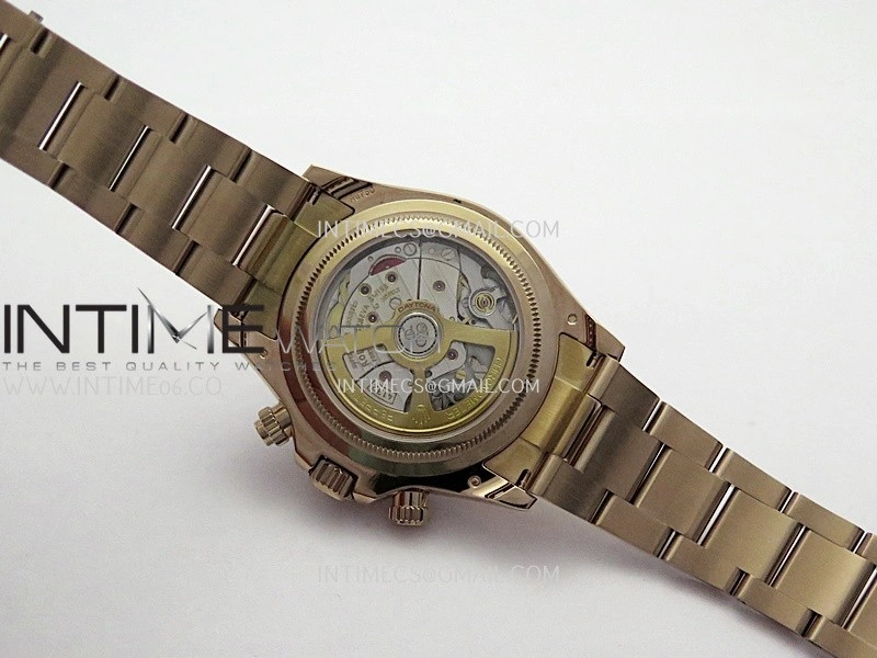 Daytona 126525 Le Mans Gain Weight QF 1:1 RG Black Dial On RG Bracelet SH4132