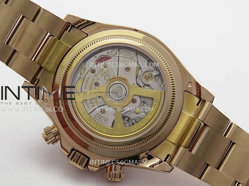 Daytona 126525 Le Mans Gain Weight QF 1:1 RG Black Dial On RG Bracelet SH4132