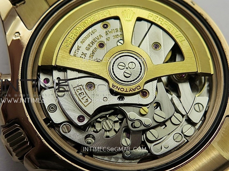 Daytona 126525 Le Mans Gain Weight QF 1:1 RG Black Dial On RG Bracelet SH4132
