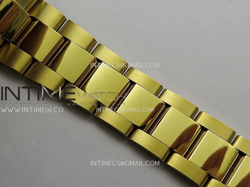 Daytona 126528 Le Mans Gain Weight QF 1:1 YG Black Dial On YG Bracelet SH4132