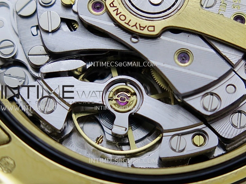 Daytona 126528 Le Mans Gain Weight QF 1:1 YG Black Dial On YG Bracelet SH4132
