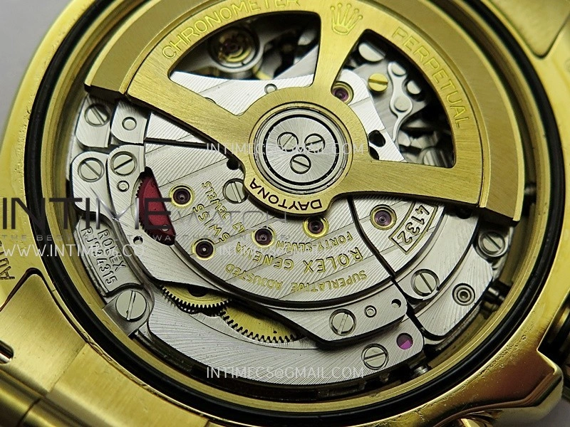 Daytona 126528 Le Mans Gain Weight QF 1:1 YG Black Dial On YG Bracelet SH4132
