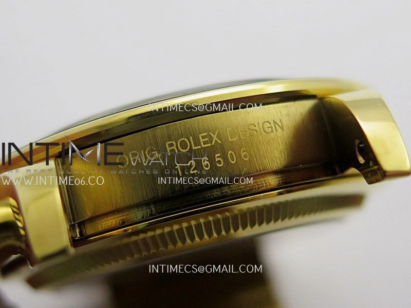 Daytona 126528 Le Mans Gain Weight QF 1:1 YG Black Dial On YG Bracelet SH4132