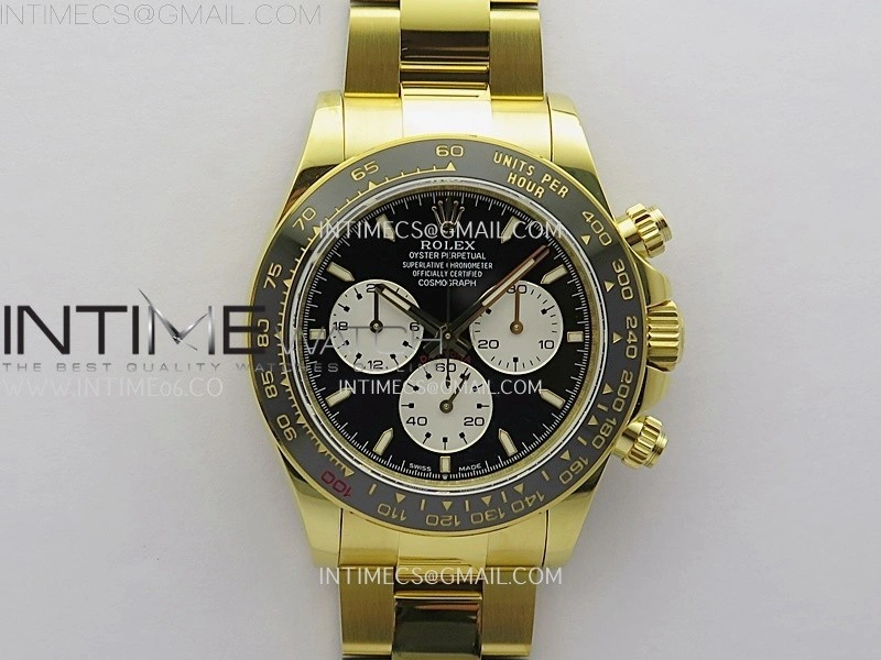 Daytona 126528 Le Mans YG QF 1:1 Best Edition Black Dial On YG Bracelet SH4132 V8