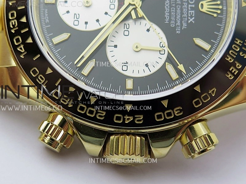 Daytona 126528 Le Mans YG QF 1:1 Best Edition Black Dial On YG Bracelet SH4132 V8
