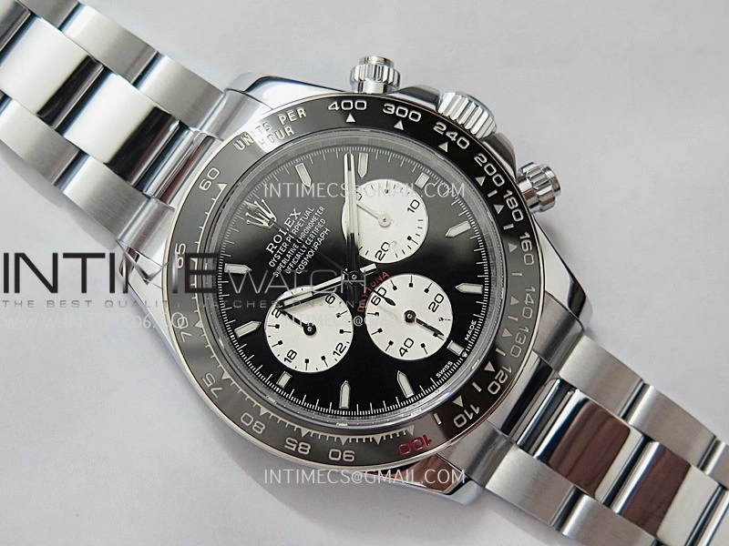 Daytona 126529 Le Mans Gain Weight QF 1:1 Black Dial On SS Bracelet SH4132