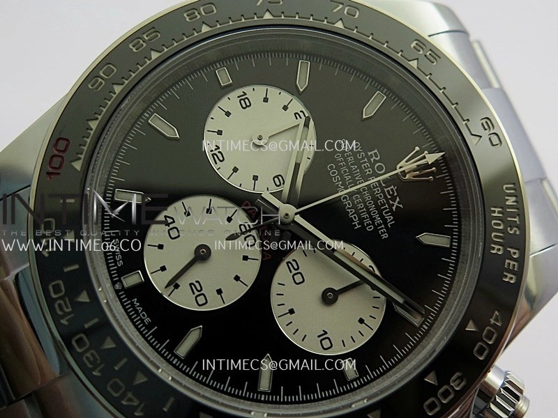 Daytona 126529 Le Mans Gain Weight QF 1:1 Black Dial On SS Bracelet SH4132
