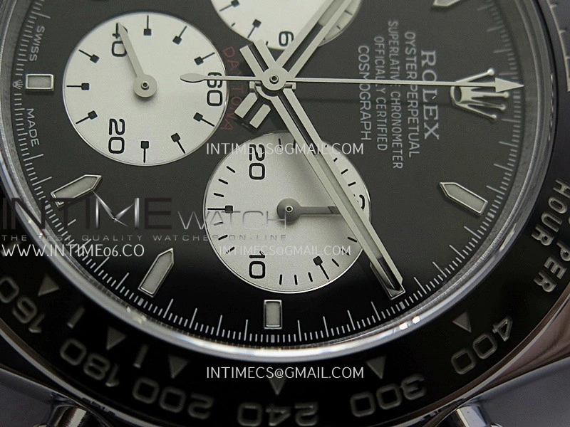 Daytona 126529 Le Mans Gain Weight QF 1:1 Black Dial On SS Bracelet SH4132