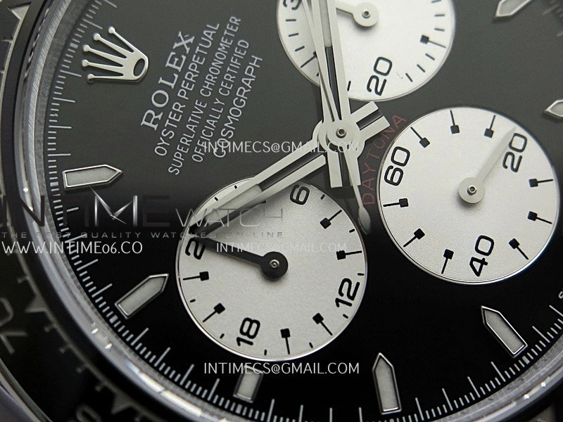 Daytona 126529 Le Mans Gain Weight QF 1:1 Black Dial On SS Bracelet SH4132