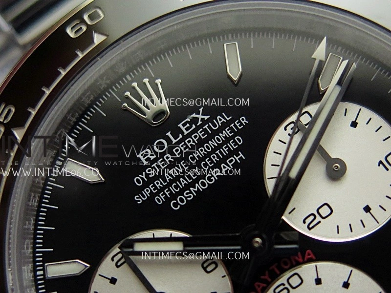 Daytona 126529 Le Mans Gain Weight QF 1:1 Black Dial On SS Bracelet SH4132