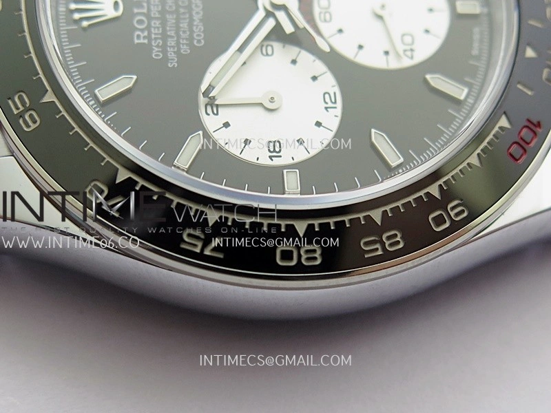 Daytona 126529 Le Mans Gain Weight QF 1:1 Black Dial On SS Bracelet SH4132