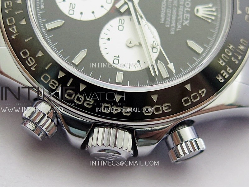 Daytona 126529 Le Mans Gain Weight QF 1:1 Black Dial On SS Bracelet SH4132
