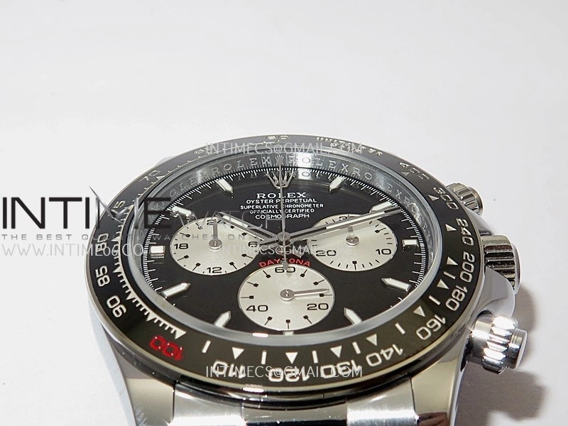 Daytona 126529 Le Mans Gain Weight QF 1:1 Black Dial On SS Bracelet SH4132