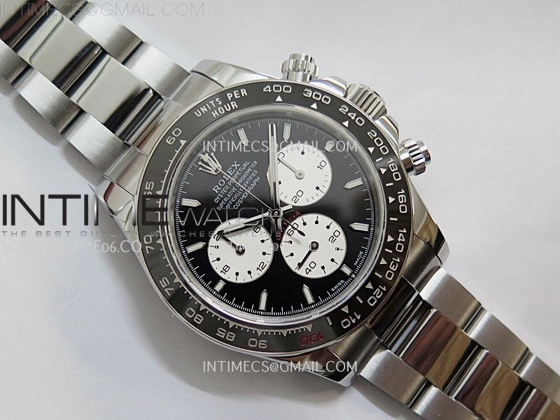 Daytona 126529 Le Mans SS QF 1:1 Best Edition Black Dial On SS Bracelet SH4132 V8