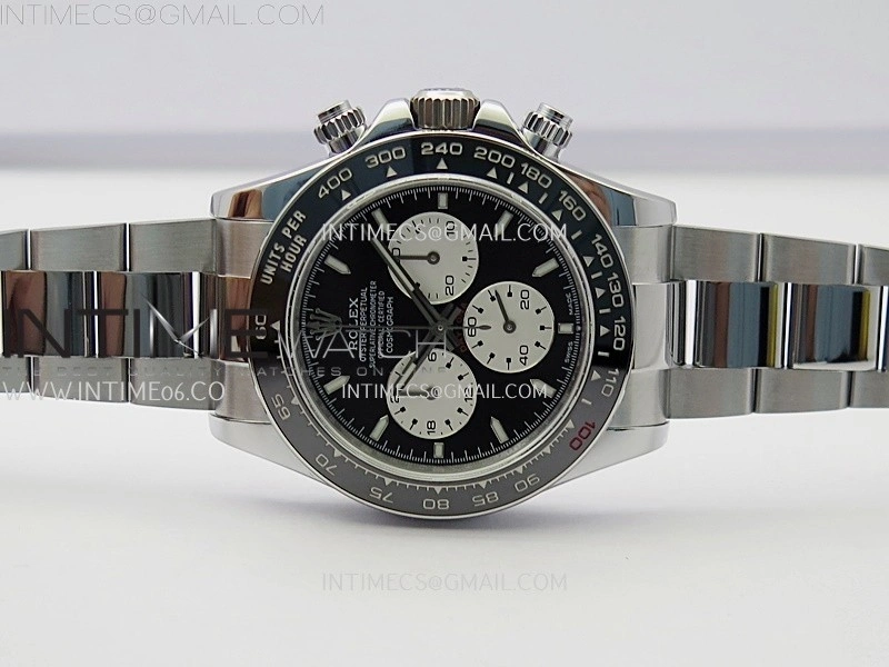 Daytona 126529 Le Mans SS QF 1:1 Best Edition Black Dial On SS Bracelet SH4132 V8