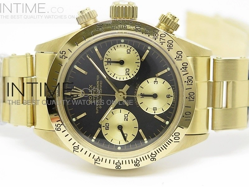 Daytona 6265 YG YG JKF Best Edition Black Dial on Bracelet Venus 75
