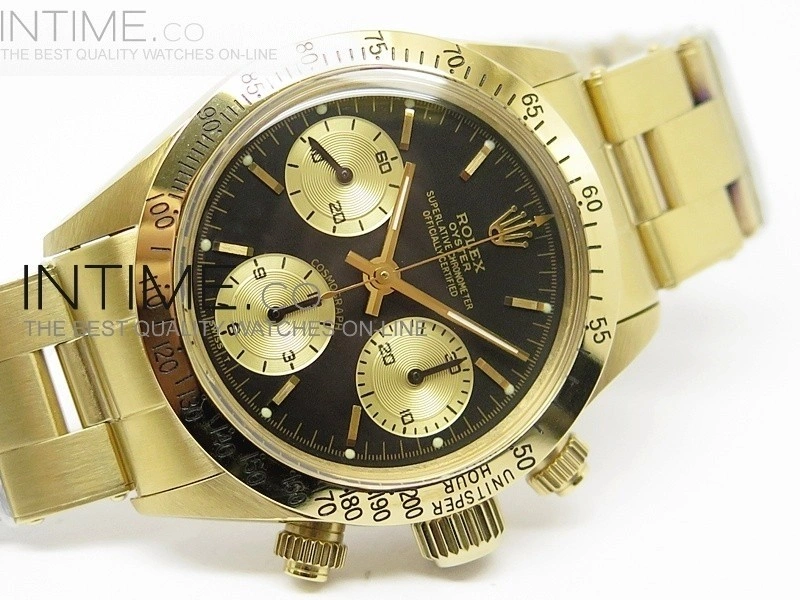 Daytona 6265 YG YG JKF Best Edition Black Dial on Bracelet Venus 75