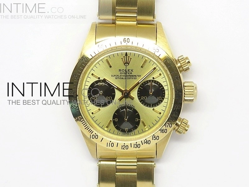 Daytona 6265 YG YG JKF Best Edition Gold Dial on Bracelet Venus 75