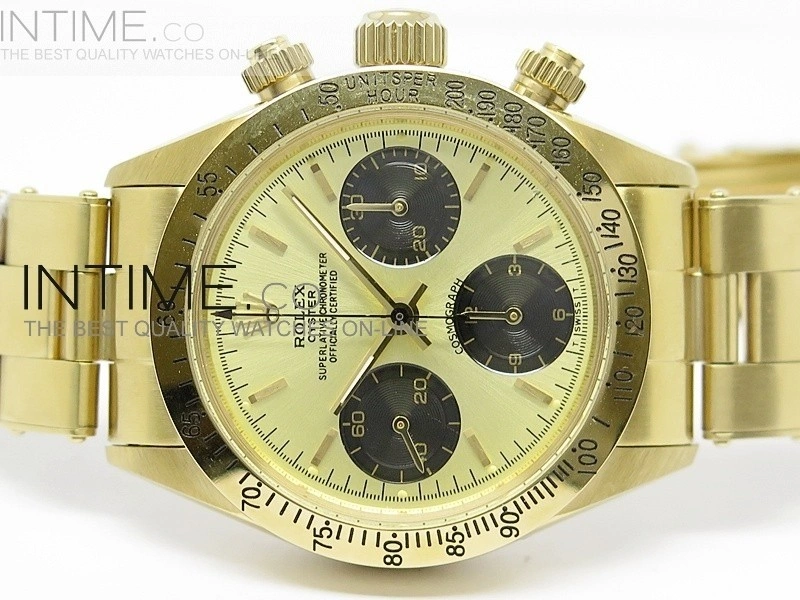 Daytona 6265 YG YG JKF Best Edition Gold Dial on Bracelet Venus 75