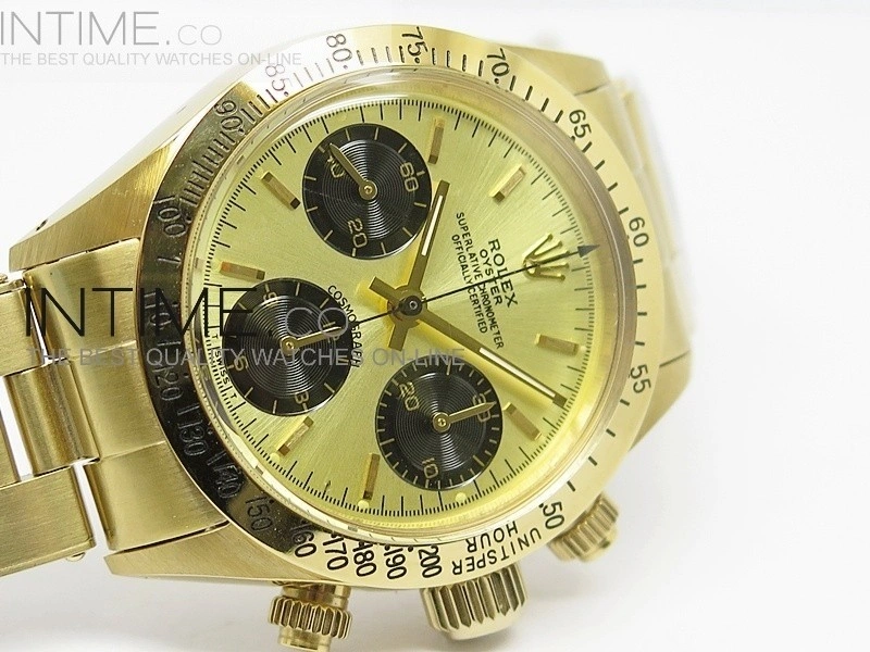 Daytona 6265 YG YG JKF Best Edition Gold Dial on Bracelet Venus 75