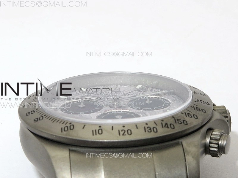 Daytona Blaken DLC APSF Best Edition Meteorite Dial on SS Bracelet A7750