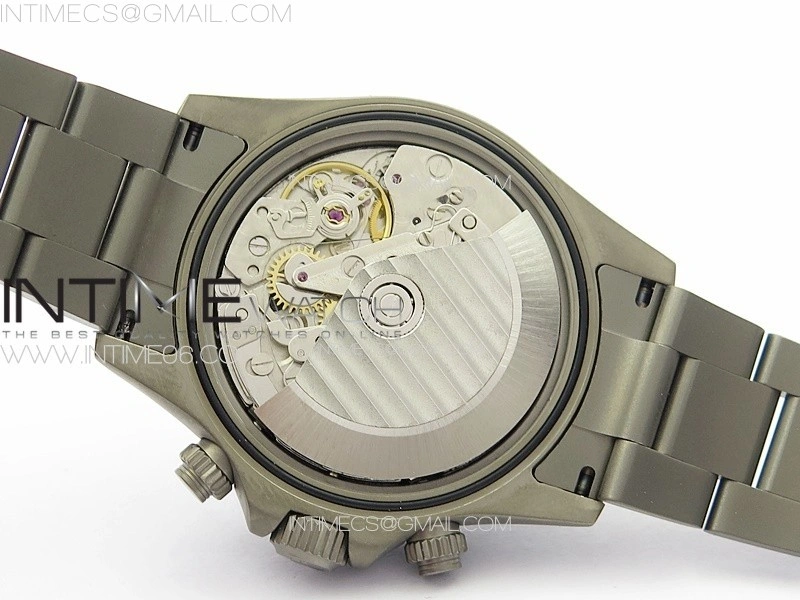 Daytona Blaken DLC APSF Best Edition Meteorite Dial on SS Bracelet A7750
