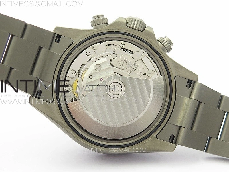 Daytona Blaken DLC APSF Best Edition Meteorite Dial on SS Bracelet A7750