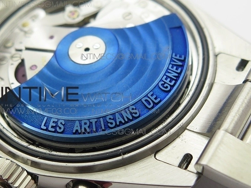 Daytona Blue Red Pushers BP Blue dial On SS Bracelet A4130