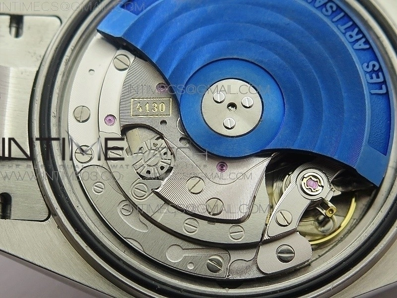 Daytona Blue Red Pushers BP Blue dial On SS Bracelet A4130
