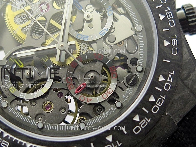 Daytona DIW Carbon DIWF Best Edition Skeleton Dial on Black Nylon Strap SA4130