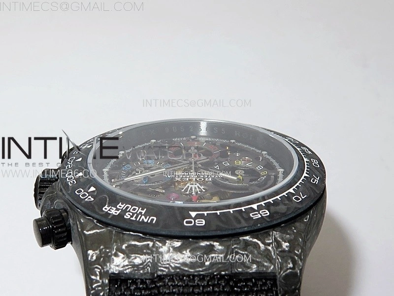 Daytona DIW Carbon DIWF Best Edition Skeleton Dial on Black Nylon Strap SA4130