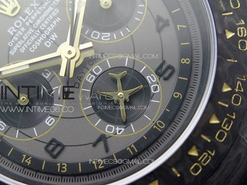 Daytona DIW Carbon YG DIWF Best Edition Gray Dial on Black Nylon Strap A7750