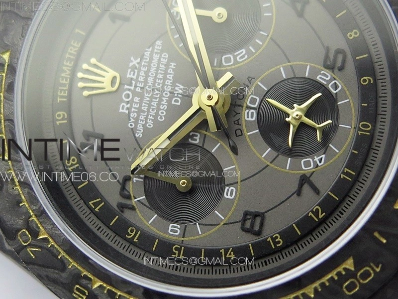 Daytona DIW Carbon YG DIWF Best Edition Gray Dial on Black Nylon Strap A7750