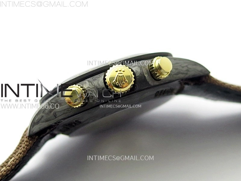 Daytona DIW Carbon YG DIWF Best Edition Skeleton Dial on Brown Nylon Strap SA4130