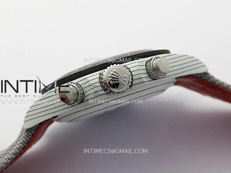Daytona DIW White Carbon DIWF Best Edition White Dial On Gray Nylon Strap A4801