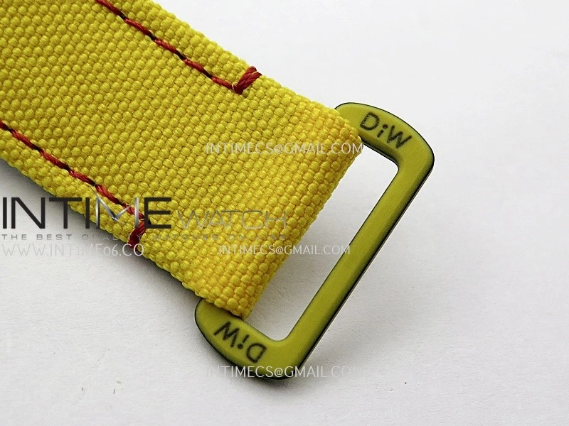 Daytona DIW Yellow Carbon DIWF Best Edition Red Dial On Yellow Nylon Strap A4801