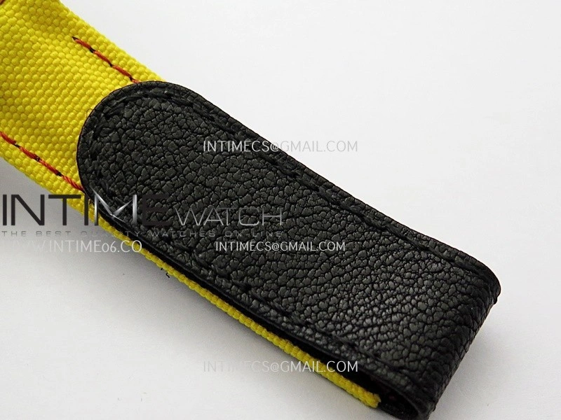 Daytona DIW Yellow Carbon DIWF Best Edition Red Dial On Yellow Nylon Strap A4801