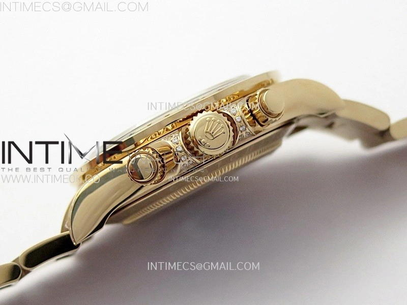 Daytona RG Rainbow Bezel GETF Best Edition Skeleton Dial on RG Bracelet SA4130