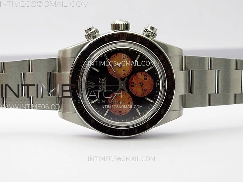 Daytona SS ADGF Best Edition Black Orange Dial on SS Bracelet A7750