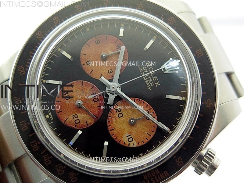 Daytona SS ADGF Best Edition Black Orange Dial on SS Bracelet A7750