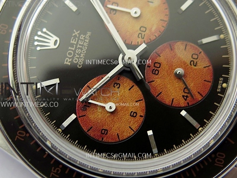 Daytona SS ADGF Best Edition Black Orange Dial on SS Bracelet A7750