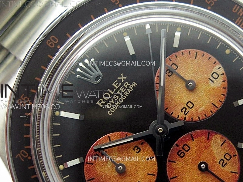 Daytona SS ADGF Best Edition Black Orange Dial on SS Bracelet A7750