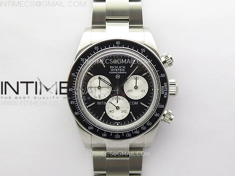 Daytona SS ADGF Best Edition Black White Dial on SS Bracelet A7750